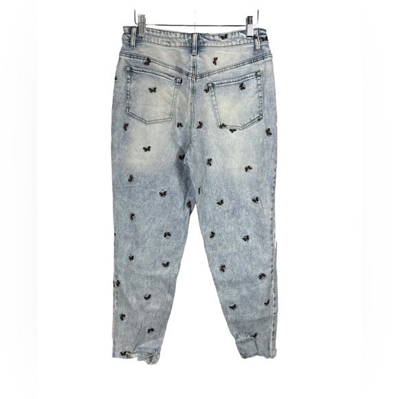 Tinseltown Jeans Tinseltown Butterfly Deconstructed Mom Jeans Size